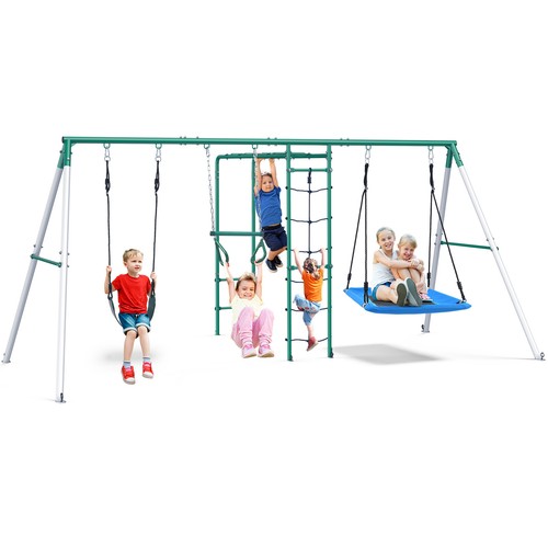 Large metal swing sets - swing,